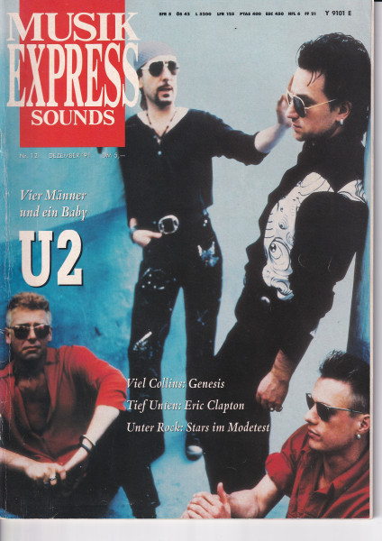 Musik Express Sounds - 1991 Dezember - U2, Genesis, Eric Clapton