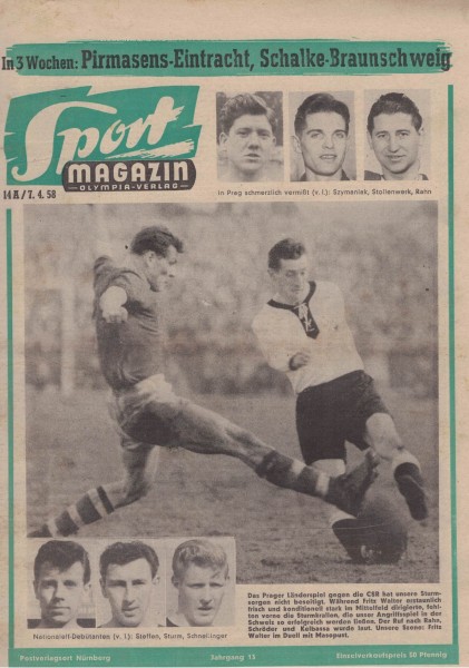 Sport Magazin - 1958 14 A - 07.04.1958