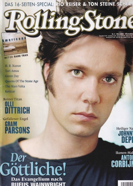 Rolling Stone 2005-03 März - Ausgabe 125 - Rio Reiser, Rufus Wainwright, Green Day - mit CD