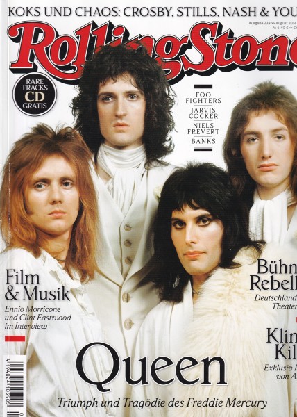 Rolling Stone 2014-08 August - Ausgabe 238 - Queen, Foo Fighters, Jarvis Cocker - mit CD