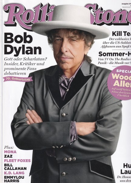 Rolling Stone 2011-05 Mai - Ausgabe 199 - Bob Dylan, Kill Team, Woody Allen, Mona, ZAZ -mit CD