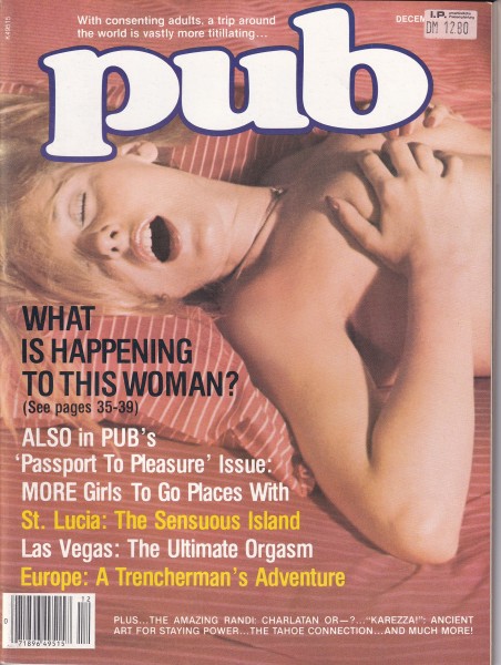 pub - for men who love women - Sex Magazin - USA - 1979-Volume 3 Number 8