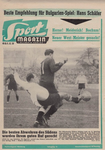 Sport Magazin - 1958 48 A - 01.12.1958