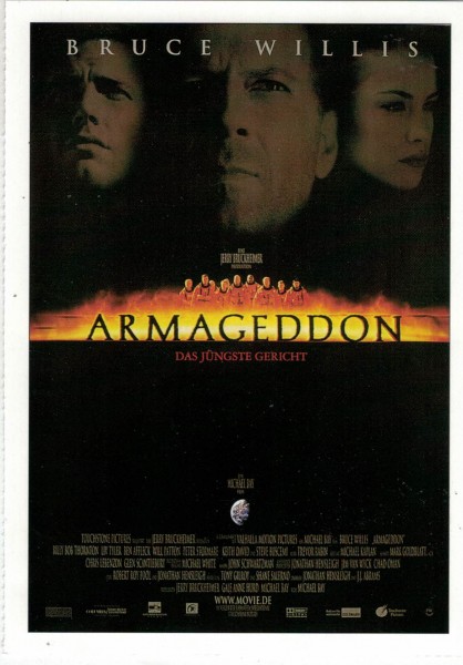 Cinema Filmkarte "Armageddon - Das jüngste Gericht"