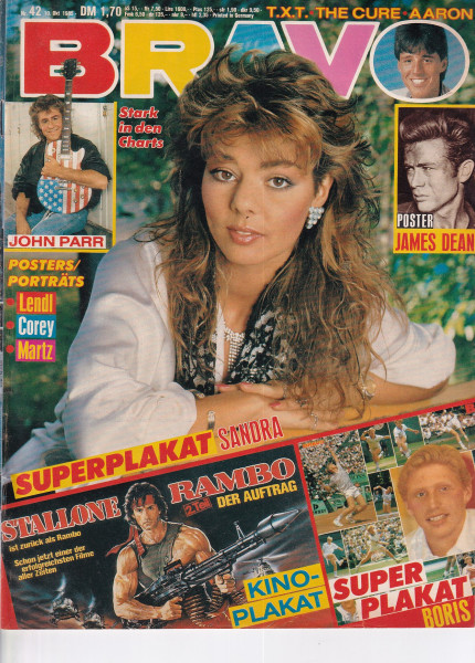 Bravo - 1985 Nr. 42 - 10.10.1985 - Kate Bush, Thomas Anders, Sandra, Madonna, Cure, T.X.T.