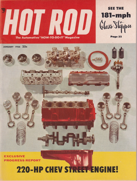 Hot Road Magazine - 1956 January