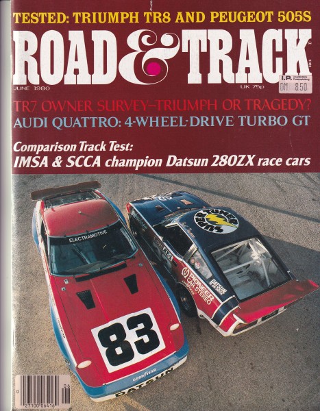 Road & Track - 1980 June - Datsun 280 ZX Racer, Honda Accord Automatic, Fiat Panda 45, Datsun 4x4, S