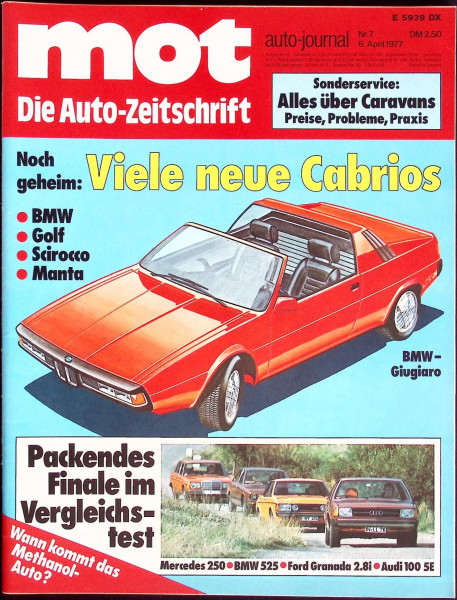 mot auto-journal - Die Auto-Zeitschrift - 1977 - Nr. 7 - 06.04.1977