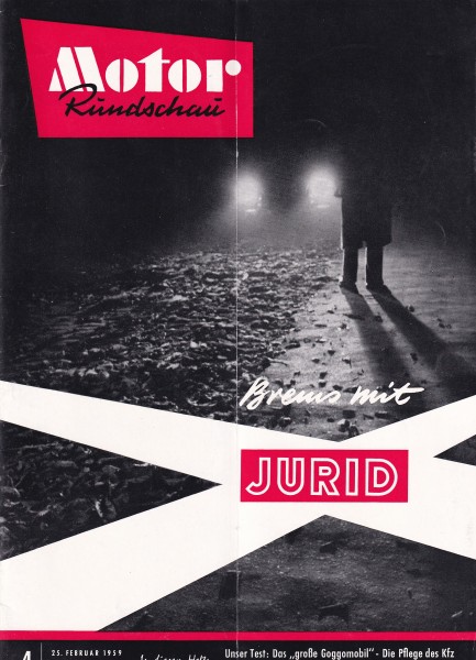Motor Rundschau 1959 Heft 04 - 25.02.1959 - Goggomobil T 700, Citroen 2 CV