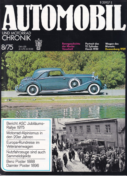 Automobil und Motorrad Chronik - 1975 - 08
