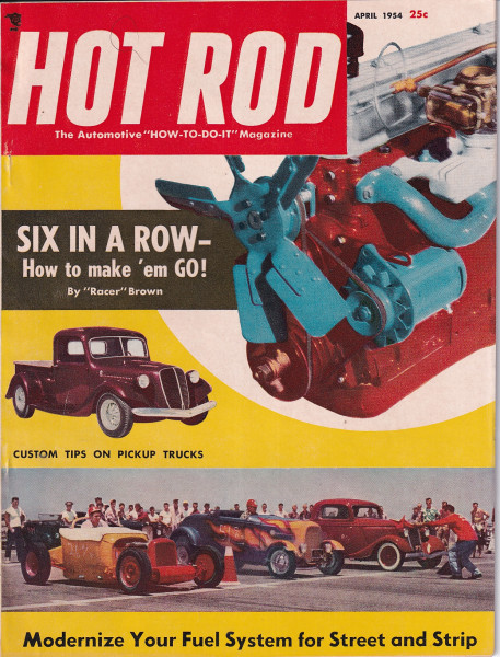 Hot Road Magazine - 1954 April