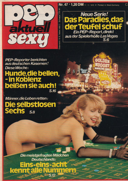 sexy pep aktuell - Das Magazin mit der Note sexy - 1975 - Nr. 47