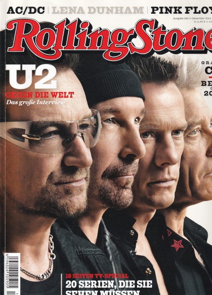 Rolling Stone 2014-12 Dezember - Ausgabe 242 - U2, AC/DC, Lena Dunham, Pink Floyd -mit CD