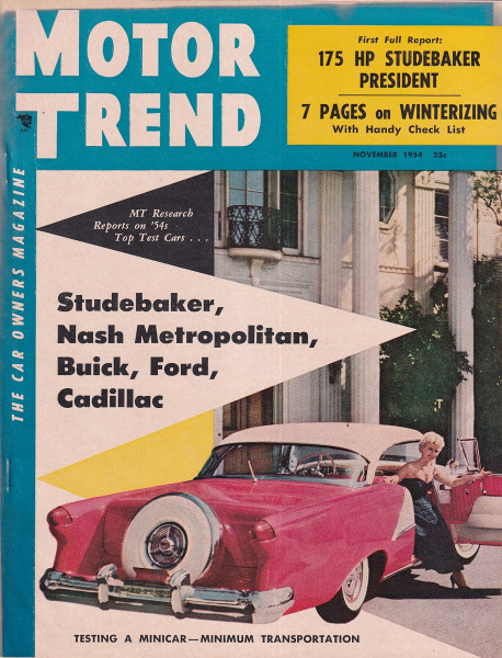 Motor Trend - 1954 November