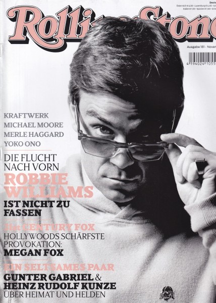 Rolling Stone 2009-11 November - Ausgabe 181 - Kraftwerk, Michael Moore, Yoko Ono - mit CD