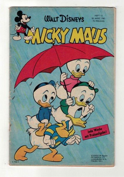 Micky Maus 1961 Nr. 12 / 18.03.1961