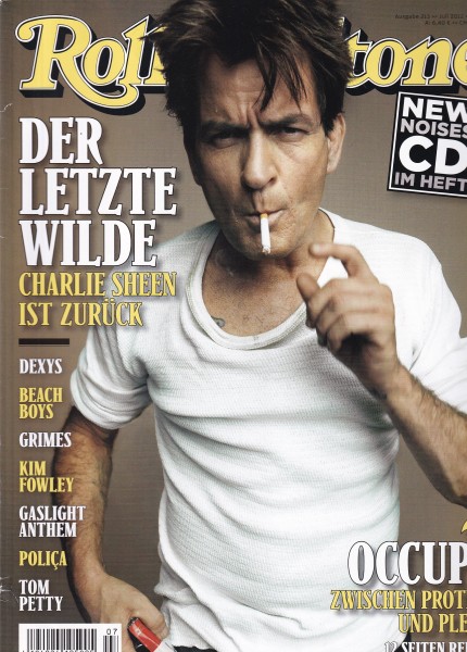 Rolling Stone 2012-07 Juli - Ausgabe 213 - Charlie Sheen, Dexys, Beach Boys, Grimes - mit CD