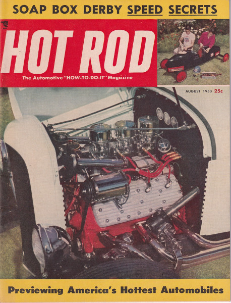 Hot Road Magazine - 1953 August