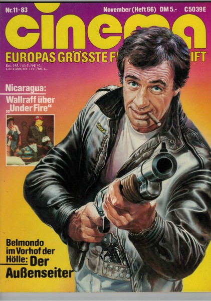 Cinema Zeitschrift, Heft Nr. 066, November 1983, Jean Paul Belmondo, Der Außenseiter