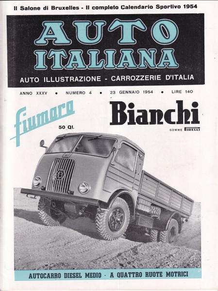 Auto Italiana - 1954 - Nr. 4