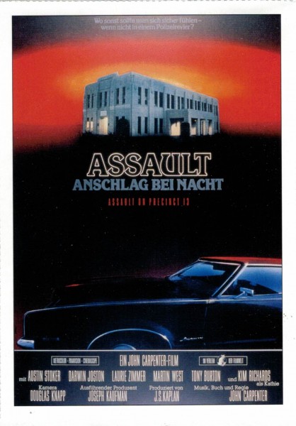Cinema Filmkarte "Assault - Anschlag bei Nacht"