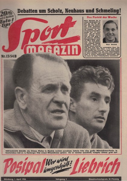 Sport Magazin - 1954 13 B - 01. April 1954