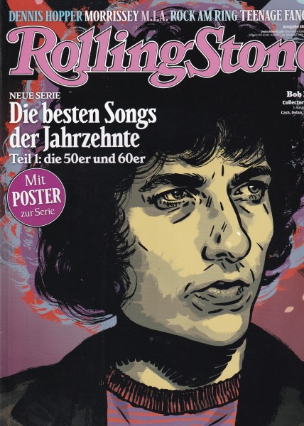 Rolling Stone 2010-07 Juli - Ausgabe 189 - Dennis Hopper, Morrissey. M.I.A. - mit CD