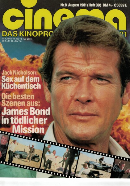 Cinema Zeitschrift, Heft Nr. 039, August 1981