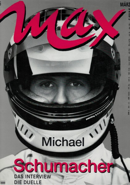 Max - Das Lifestyle-Magazin, 1996-03, Michael Schumacher - Das Interview, die Duelle, der Formel-1-Z