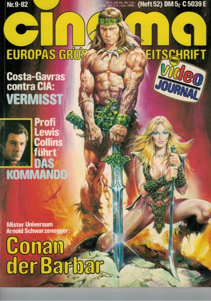 Cinema Zeitschrift, Heft Nr. 052, September 1982, Conan der Barbar