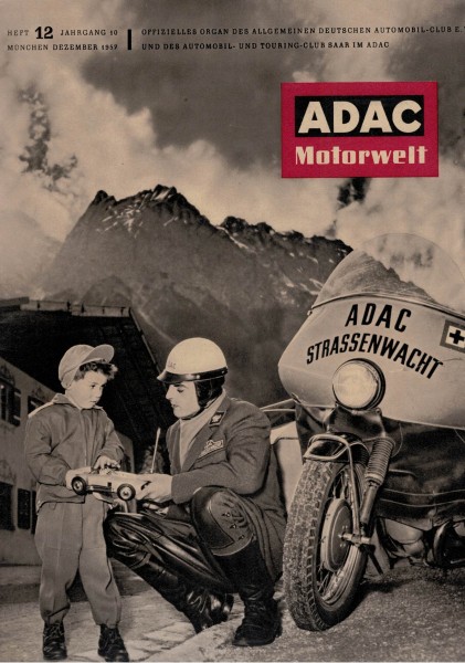 ADAC Motorwelt 1957 Heft 12 - DKW 3=6 mit Saxomat, NSU prisma fünfstern