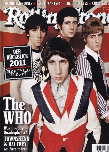 Rolling Stone 2012-01 Januar - Ausgabe 207 - The Who, The Rolling Stones, Paul McCartney - mit CD