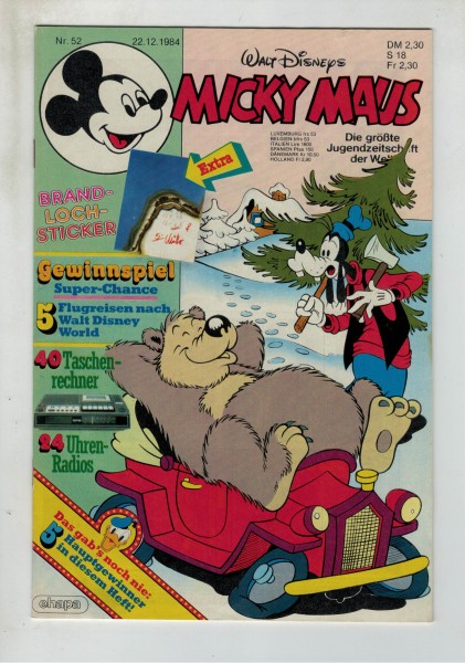 Micky Maus 1984 Nr. 52 / 22.12.1984