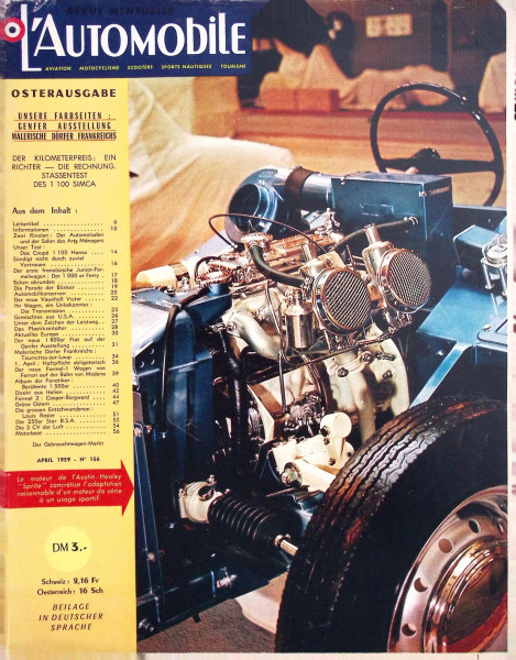 L´Automobile No. 156 - April 1959