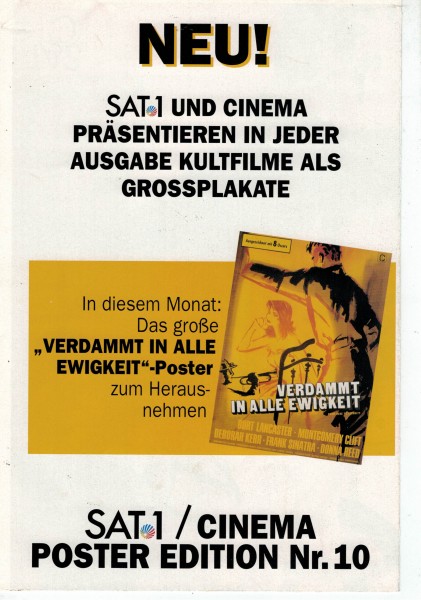 Cinema Poster Edition Nr. 10 - Verdammt in Alle Ewigkeit
