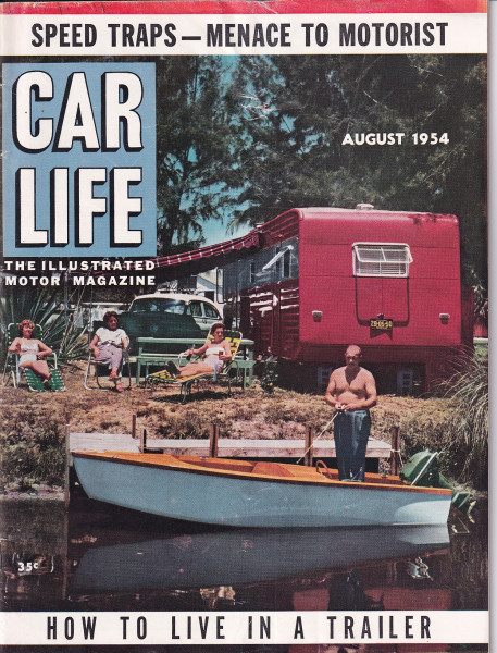Car Life - 1954 August
