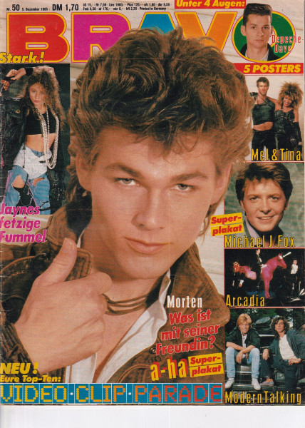 Bravo - 1985 Nr. 50 - 05.12.1985 - Morten Harket, Wham!, Duran Duran, Talking Heads, ZZ Top