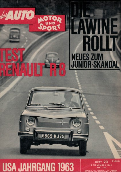 Auto Motor und Sport 1962 Heft 23-03.11.1962