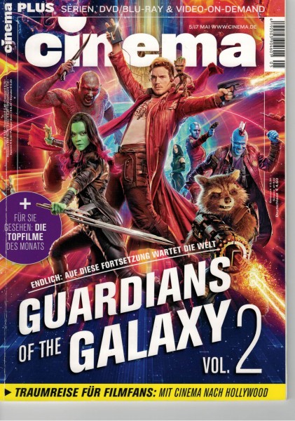 Cinema Zeitschrift, Heft Nr. 468 Mai 2017, Guardians of the Galaxy, Charlie Hunnam