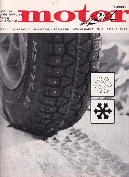 Motor im Bild - 1972 Januar