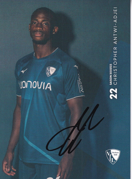 Autogrammkarte - VfL Bochum - Christopher Antwi-Adjei - Original Signatur