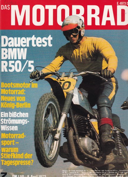 Das Motorrad - 1972 - Heft 07 - Yamaha production-racer 1972, BMW R 50/5
