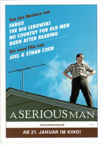 Cinema Filmkarte "A Serious Man"