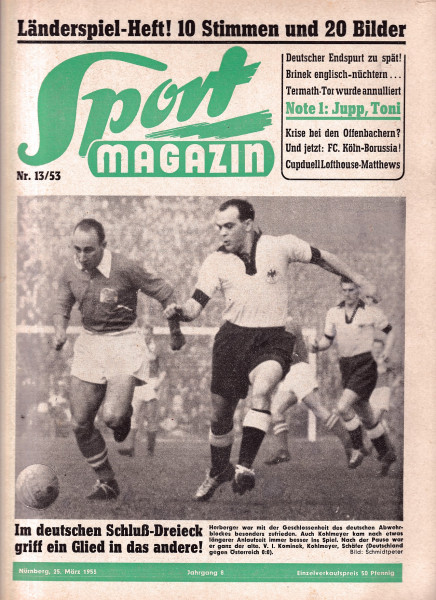 Sport Magazin - 1953 13 - 25. März 1953