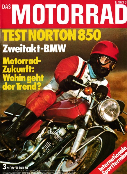 Das Motorrad - 1974 - Heft 03 - Norton 850