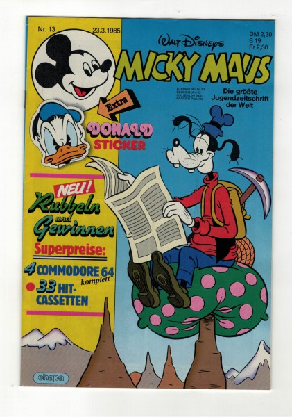 Micky Maus 1985 Nr. 13 / 23.03.1985