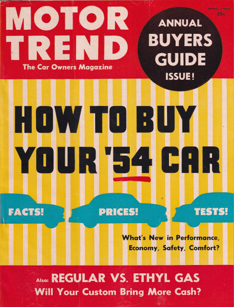 Motor Trend - 1954 April