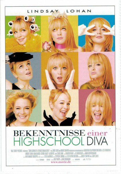 Cinema Filmkarte "Bekenntnisse einer Highschool-Diva"