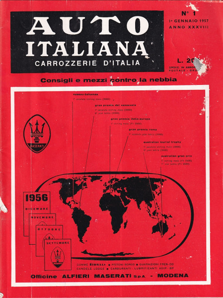 Auto Italiana - 1957 - Nr. 1
