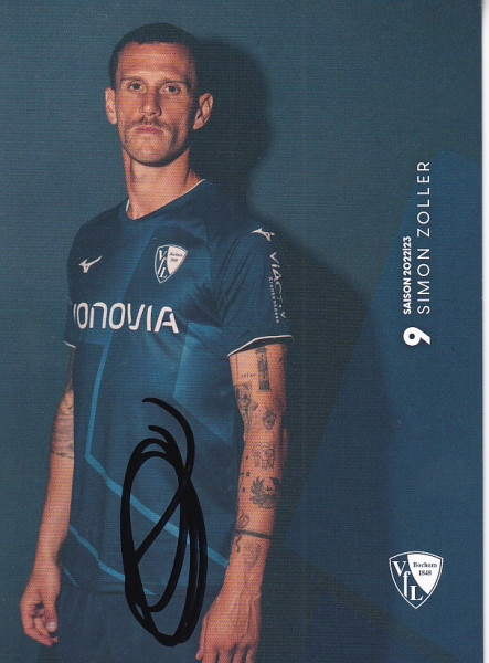 Autogrammkarte - VfL Bochum - Simon Zoller - Original Signatur